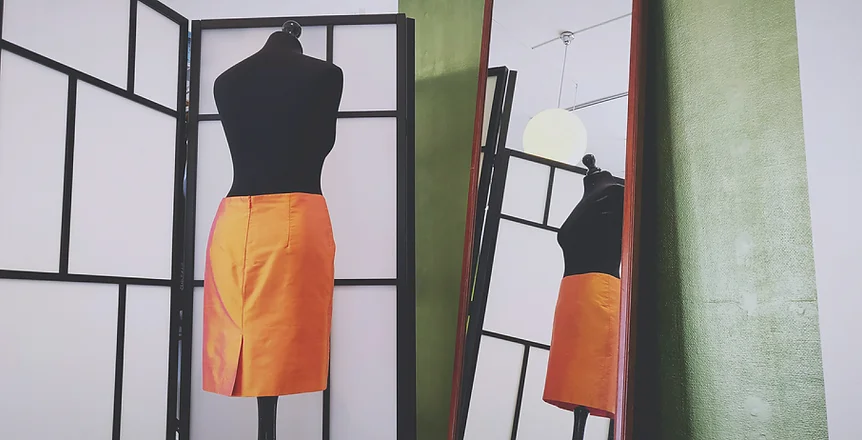 Bild på nysömmnad av kjol